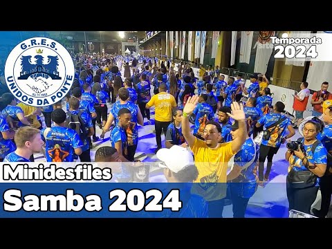 Unidos da Ponte 2024 ao vivo | Minidesfile na Cidade do Samba #MDSO24