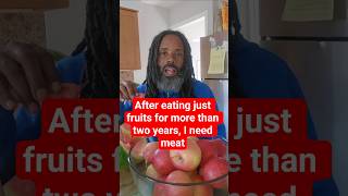 After eating fruits for more than two years, I need meat #fruitarian #meat #steak #carnivorediet