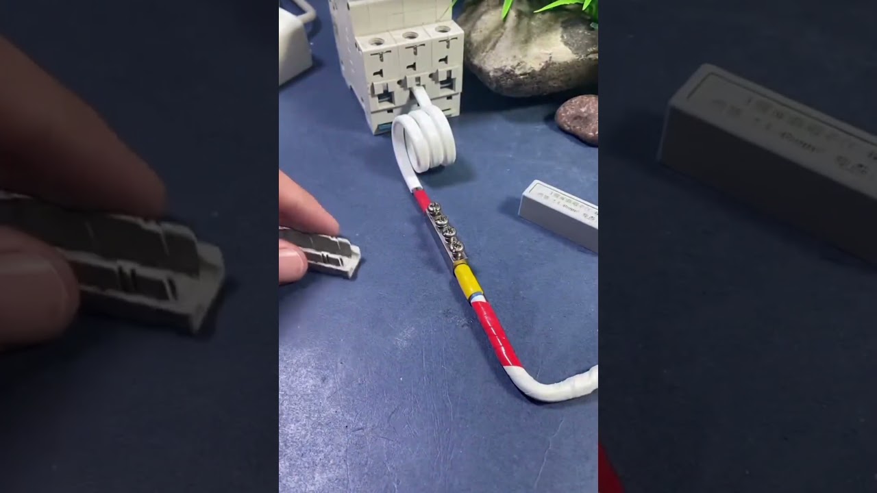 Quick Copper–Aluminum Wire Connection Technique  #shortvideo #electricalwiring #diy