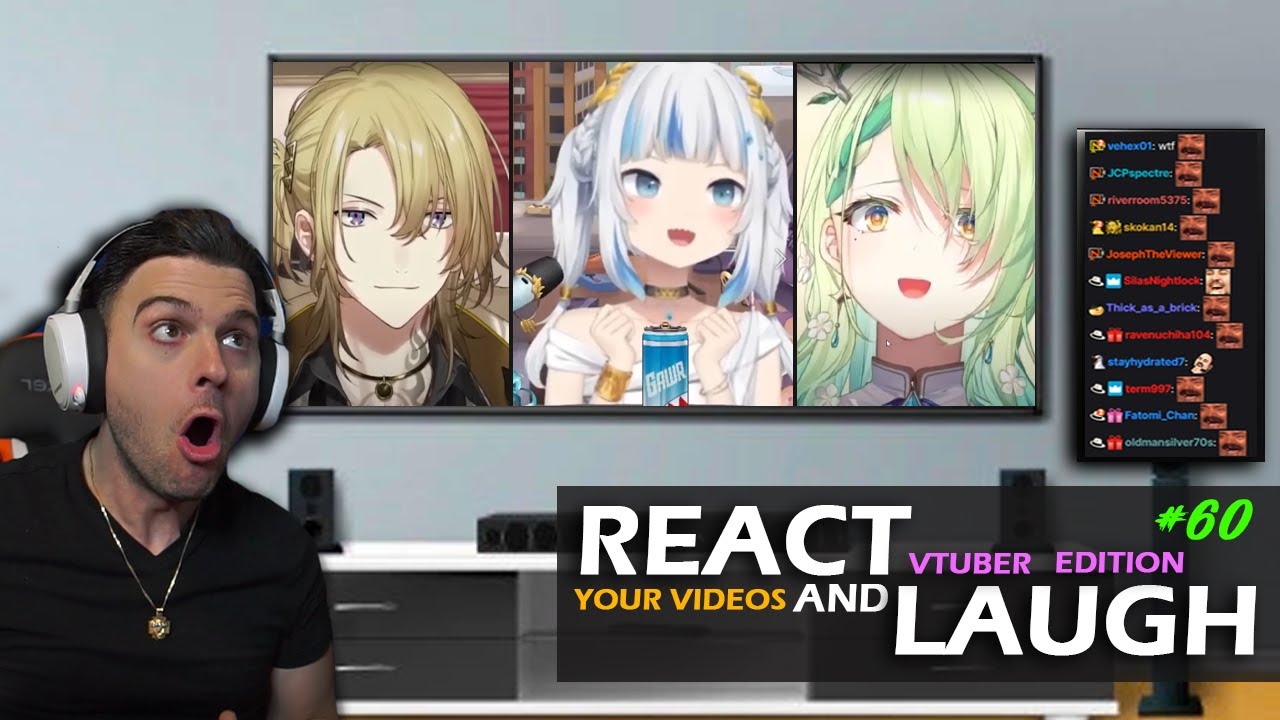 Реакции и смех на присланные вами клипы VTUBER #60