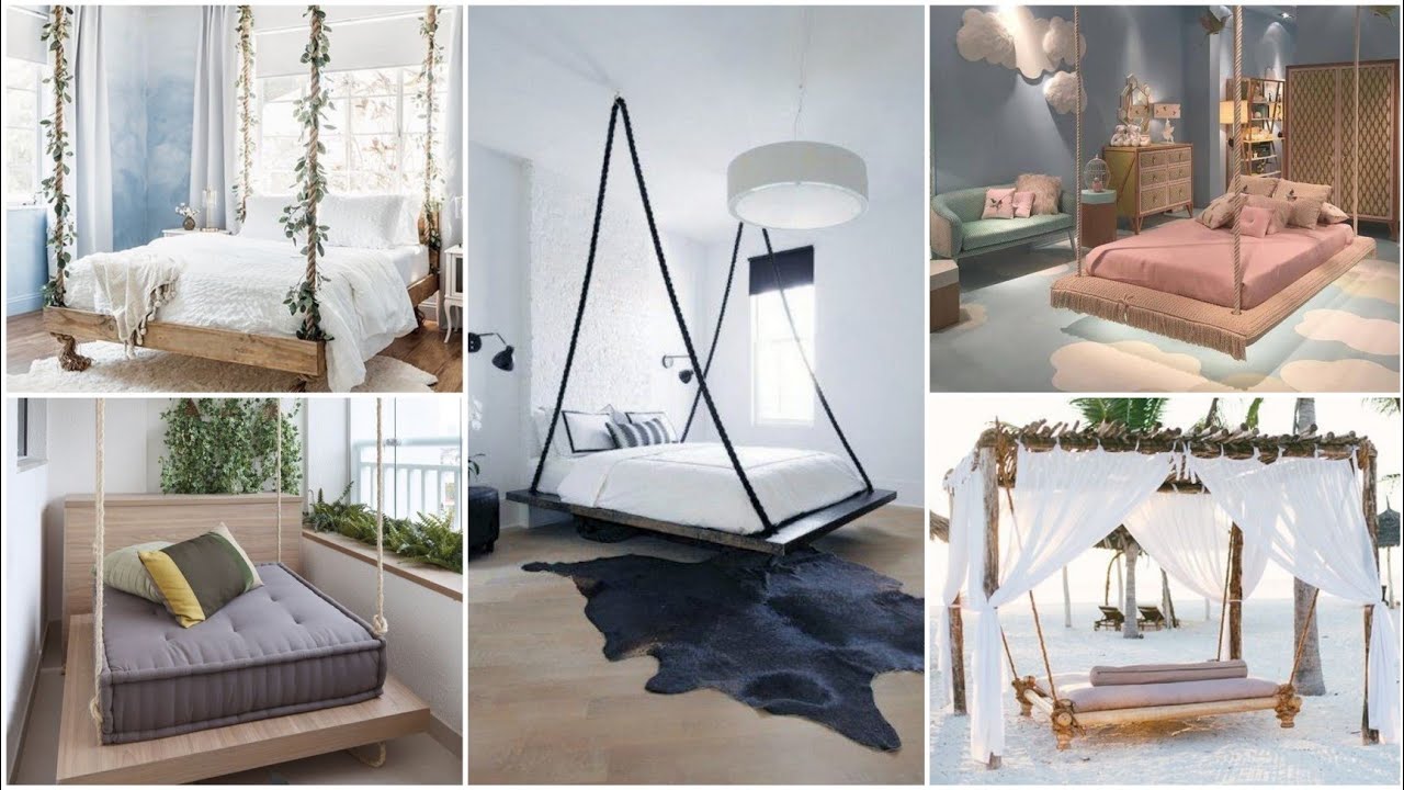 Rope And Chain Hanging Swing Beds Hanging Swing Beds Rope and Chain