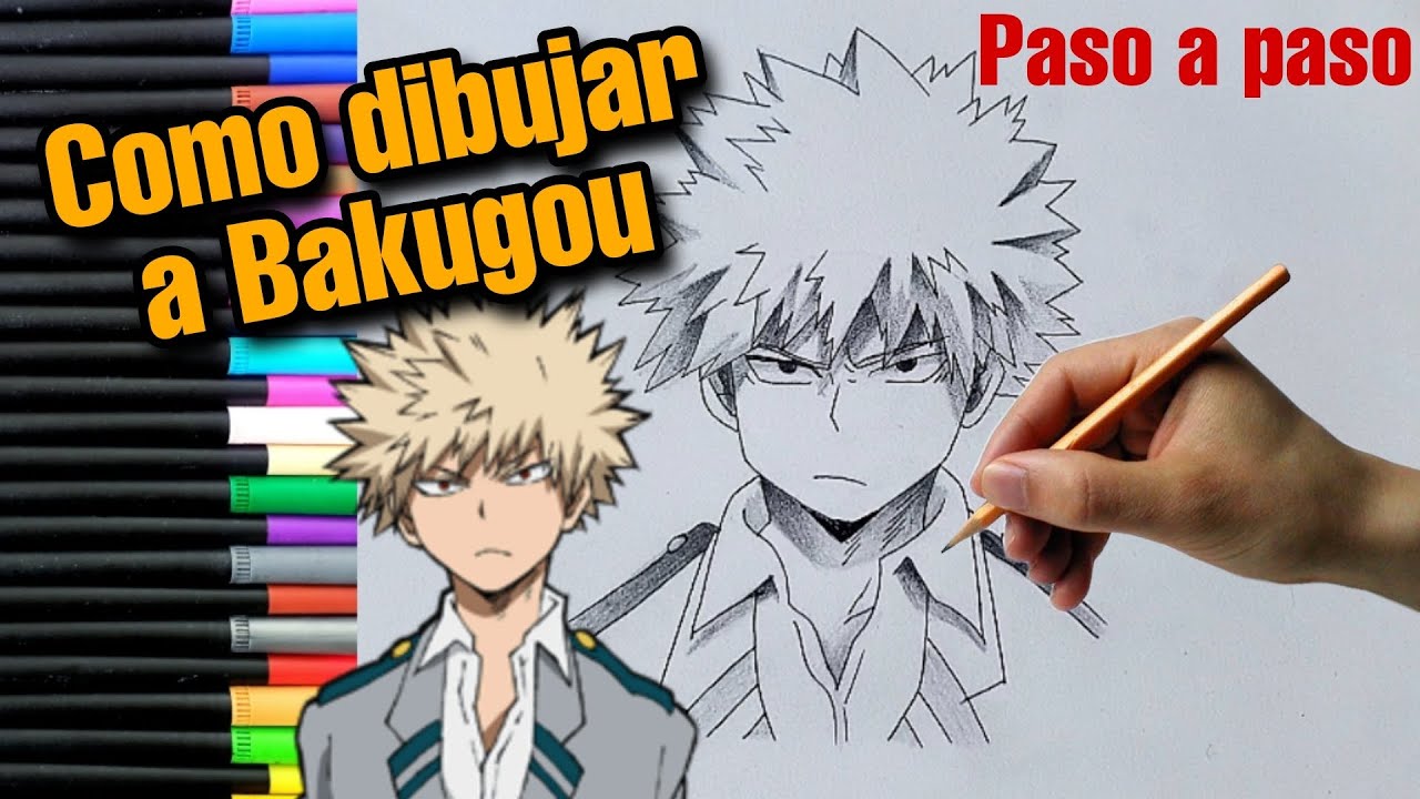 Como DIBUJAR a BAKUGOU paso a paso FACIL y SENCILLO - YouTube
