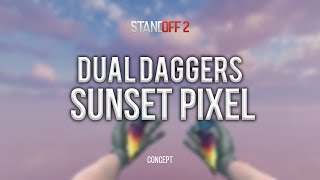 Standoff 2 fan art "Dual Daggers" - Sunset Pixel