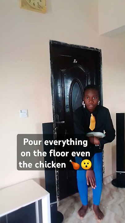 #Kris Michelle#  pour everything on the floor even the chicken 🍗