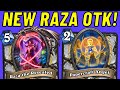 Wait you can infinitely hero power raza the resealed exodia priest