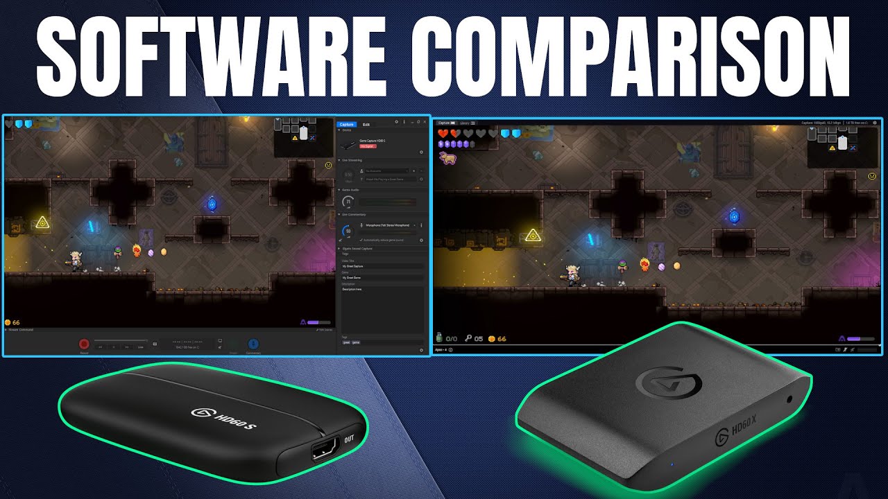 Elgato HD60 X  Software Comparison HD60S / HD60X 