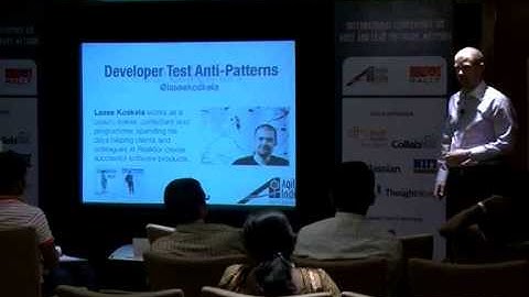 Developer Test Anti-Patterns by Lasse Koskela