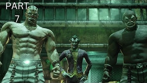 Batman Return to Arkham Asylum Walkthrough Gameplay Part 7 Botanical Gardens