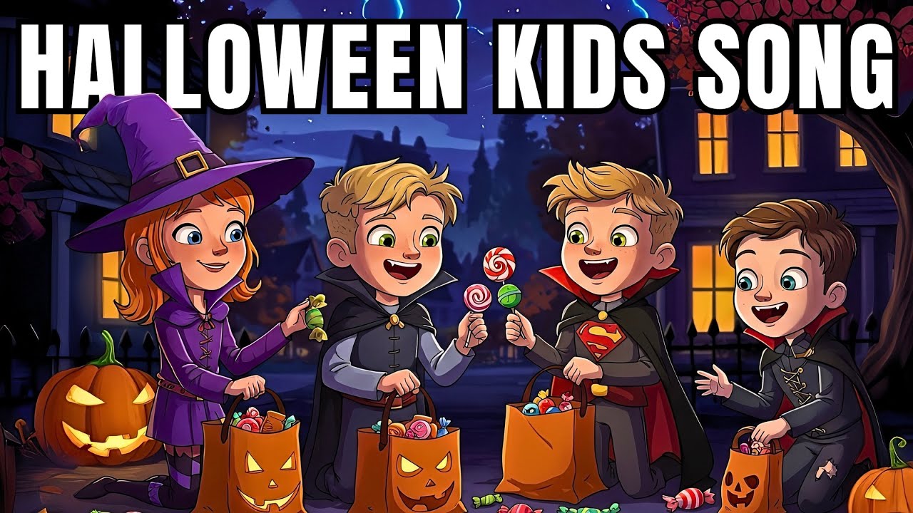 Fun Animated Halloween Trick or Treat Song for Kids! - YouTube