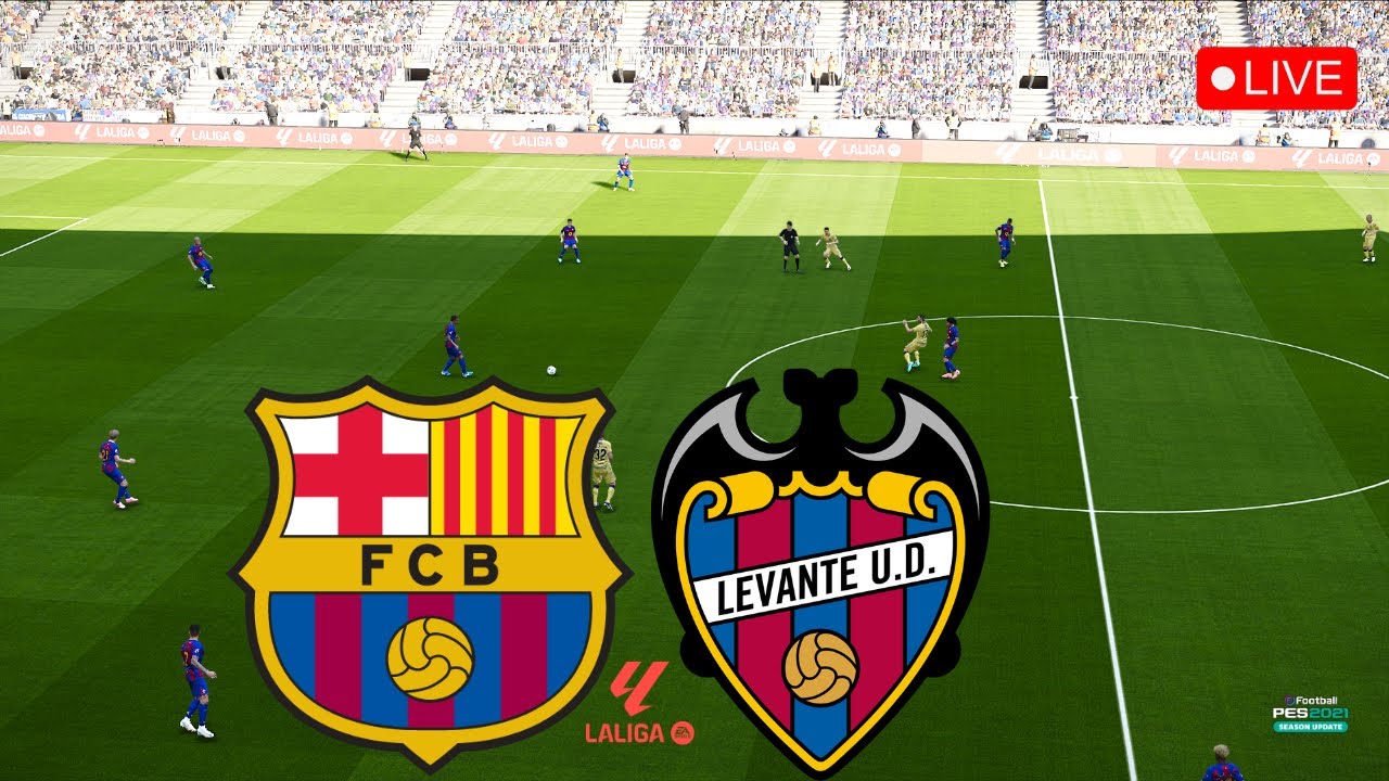 Barcelona vs Levante • La Liga 2025/26 • PES 21 Match Simulation - YouTube