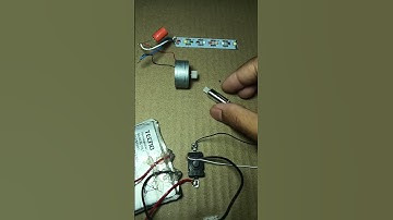 Generating electricity with a mini drone motor #tech #experiment #project