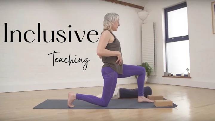 Teaching a mixed level yoga class / Bristol School...