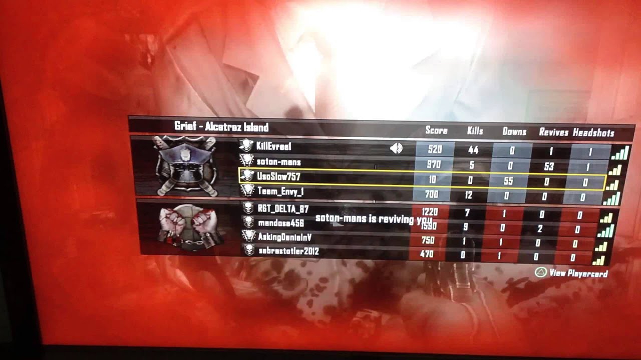 COD BO2 HACKERS Killevree1 Team_Envy_1 zombies