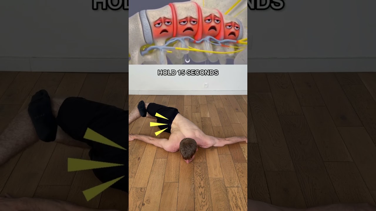 If You Have Lower Back Pain, Try This #posture #lowerbackstretch #exercise #mobility #health #gym