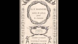 Sviatoslav Richter plays Handel Suite No3.wmv