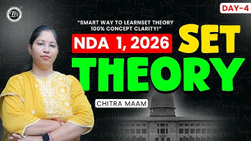 Set Theory 📘 | NDA 1 2026 | Class 4 | Chitra Ma’am 💂‍♂️ | THE TUTORS Academy#ndaexam #feed #ndamaths