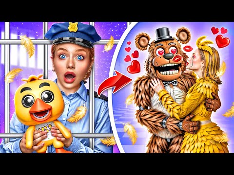 Freddy and Chica FALL IN LOVE?! Extreme Hide and Seek with FNaF!