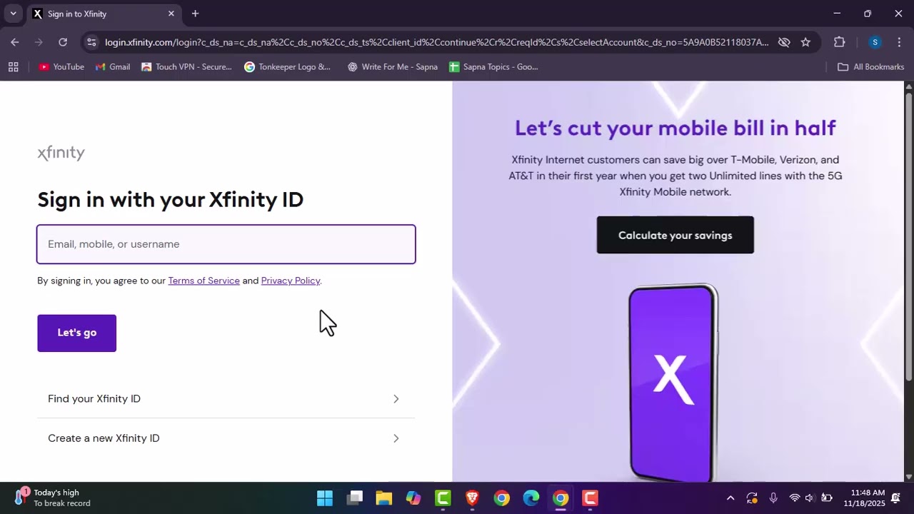 Как изменить пароль электронной почты Xfinity Comcast!
