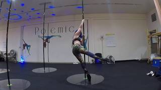 Exotic pole choreo and freestyle