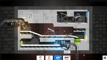 Bridge Constructor Portal Level 27, No Stickman Fall, No Bridge Collapse Solution.
