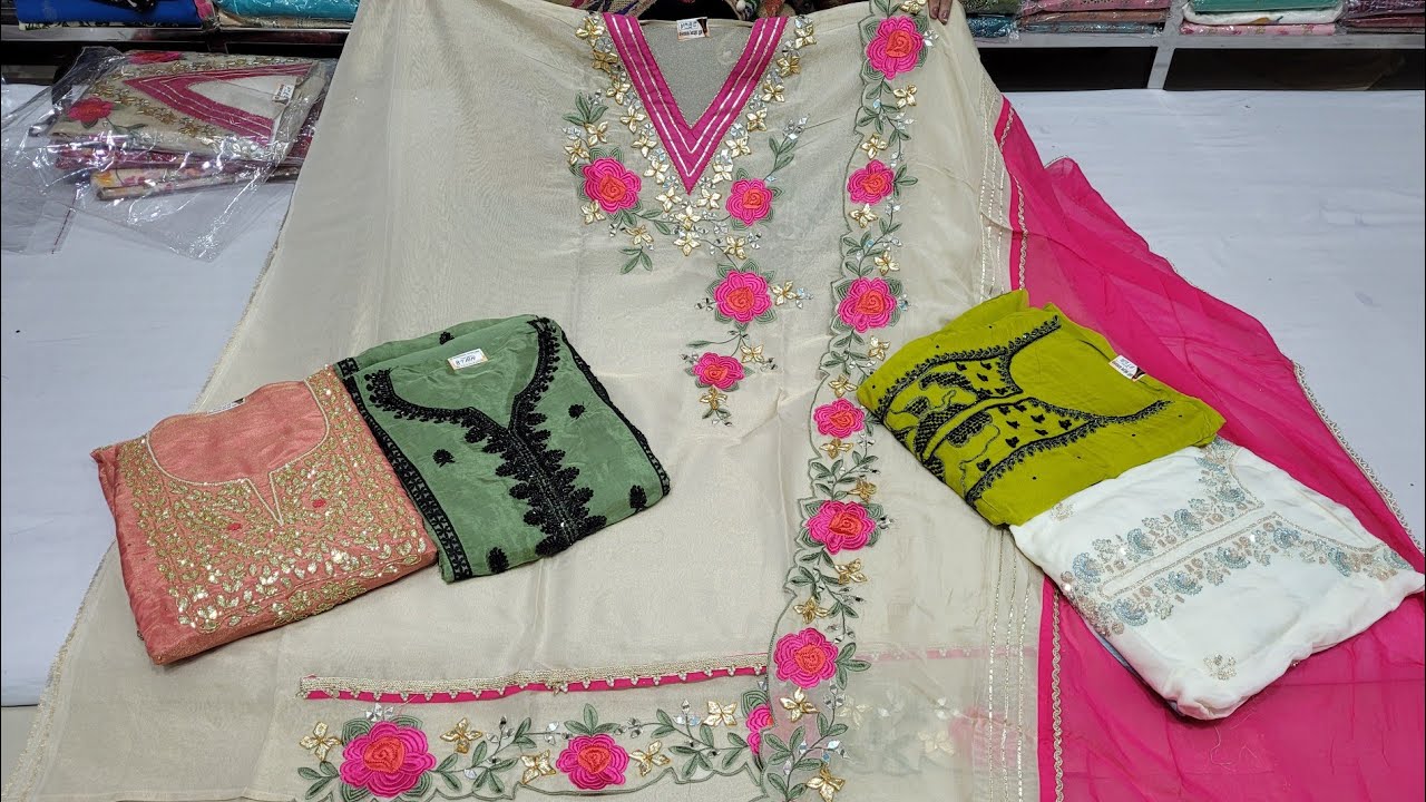 Instagram Trending fancy handwork party wear suits 🌹 Shipping free 🌹 7015652424