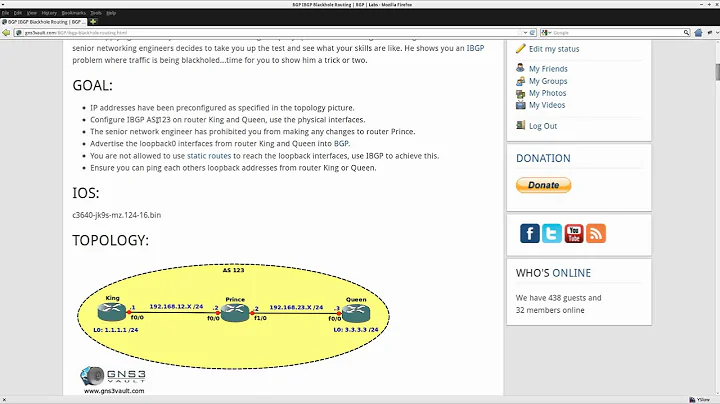BGP IBGP Blackhole Routing