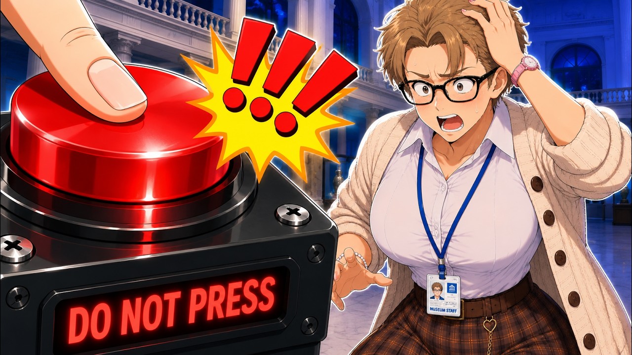 Whatever You Do, DON’T Press This Button!💥 Male to Female Transformation Animation | TG TF Comic Dub