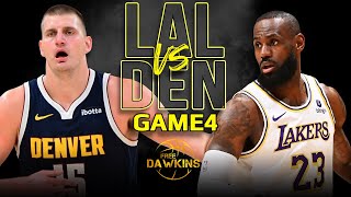 Los Angeles Lakers vs Denver Nuggets Game 4 Full Highlights | 2024 WCR1 | FreeDawkins screenshot 1