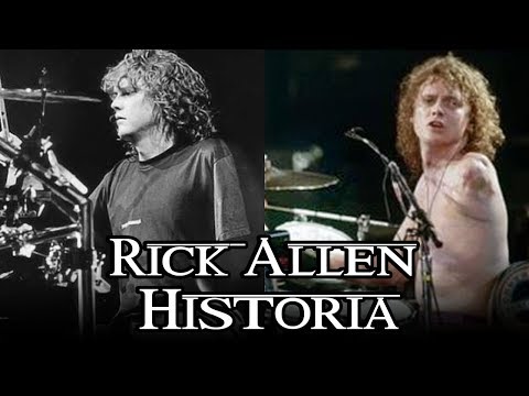 La Admirable Historia del Baterista de un solo Brazo RICK ALLEN (Def Leppard)