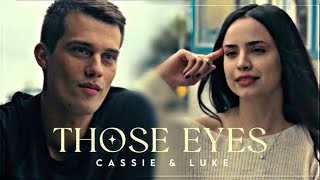 Cassie & Luke ► Those eyes | Purple Hearts Resimi