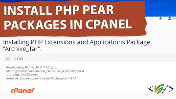 How to Install PHP PEAR Packages in cPanel | PHP Extensions and Applications Package