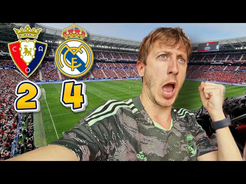 MI PRIMERA VEZ en EL SADAR 💪 REACCIÓN MADRIDISTA al CA. OSASUNA 4-2 REAL MADRID ⚽️