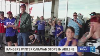 Texas Rangers Winter Caravan stops in Abilene