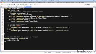 JavaScript(JS-Lynda.com) 14 2  Изменение размеров