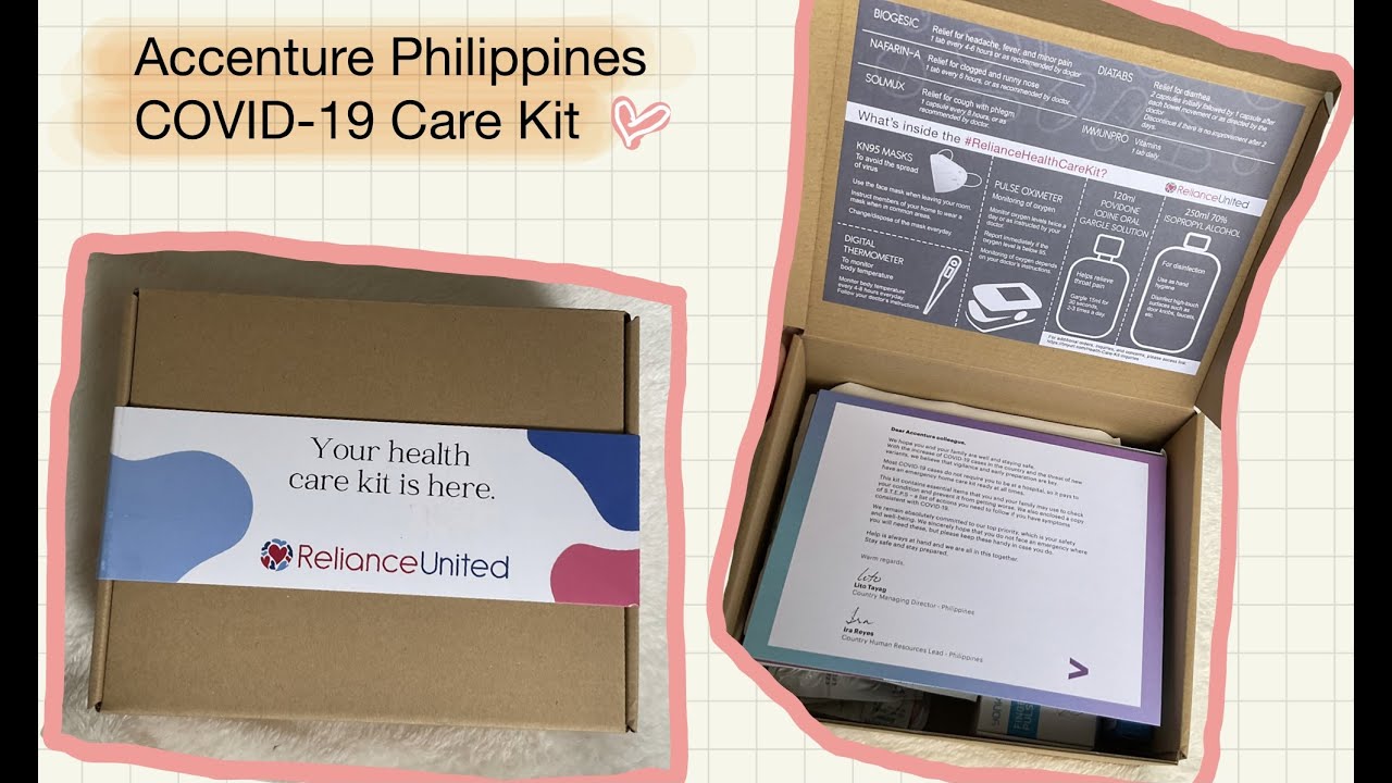 Accenture Philippines COVID19 Care Kit Random Unboxing PH YouTube