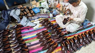 Process of Making Handmade High Quality Shoes for men.