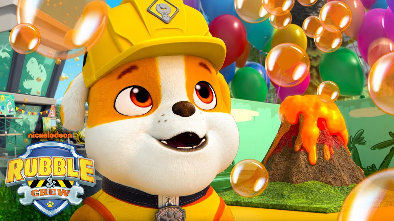 Rubble Bow Wow Builds a Volcano for the Science Fair! 🌋 | Rubble & Crew