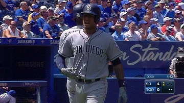 SD@TOR: Bethancourt doubles, scores on errors