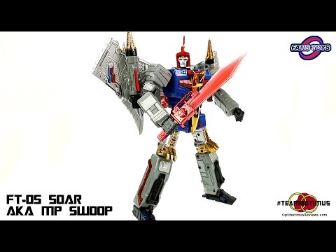 fans toys soar トランスフォーマー MP風スワープ風ジャンク扱い Video Review of the Fans Toys: FT-05 Soar (aka MP Swoop) - YouTube
