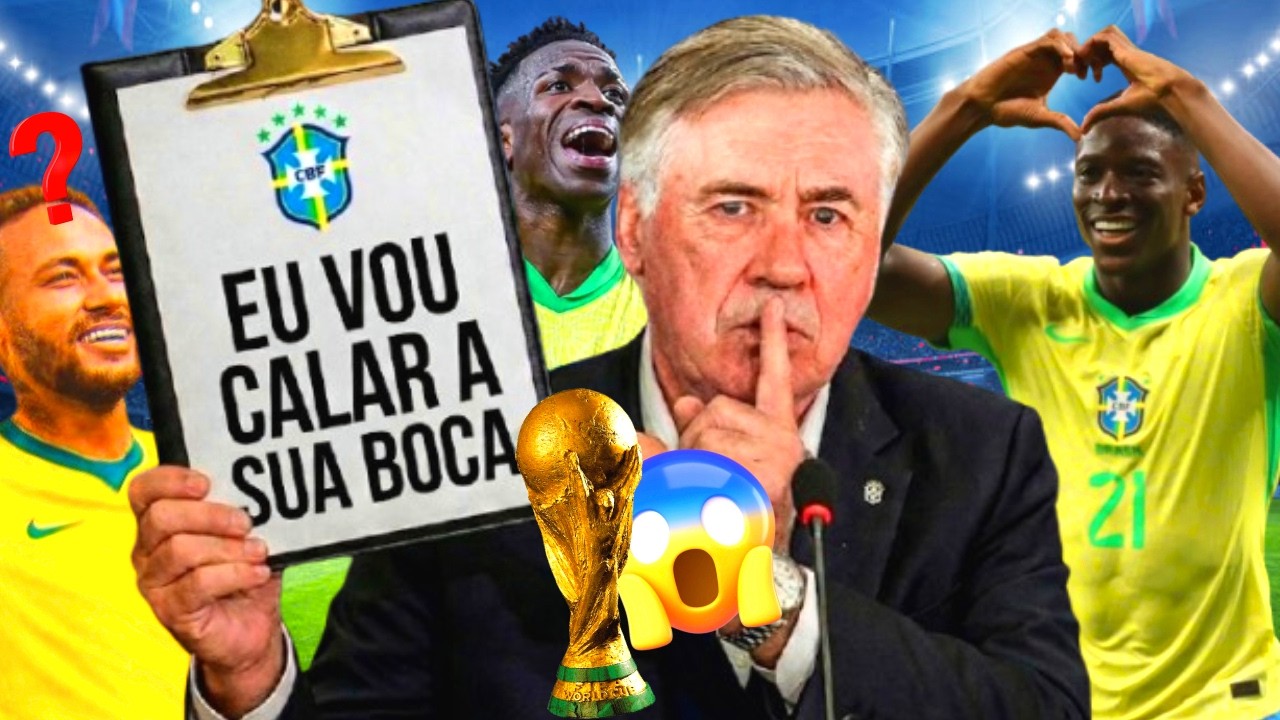 VAZOU!! OLHA OS 18 NOMES JÁ GARANTIDOS POR ANCELOTTI PARA A COPA DO MUNDO!