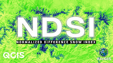 Genormaliseerde verschilsneeuwindex | NDSI | Sneeuwindex berekenen in QGIS en ArcMap