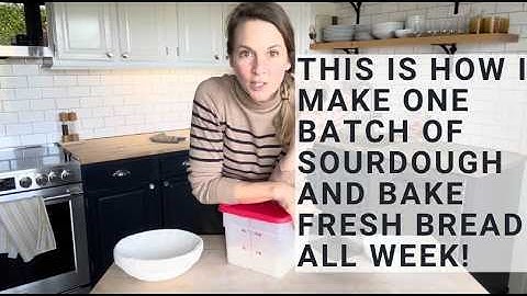 How to Make a Rustic Loaf of No Stress Sourdough Bread from Starter using a Banneton Basket