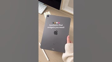 Aesthetic iPad widgets you need to try! 📱💗 #ipadhomescreen #ipadtutorial #ipadtips #ipados17