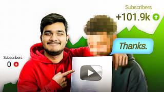 I Blew Up His Channel To 100k Subscribers... (case Study)