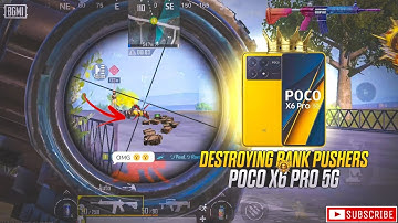 AGGRESSIVE SQUAD WIPE 💥 POCO X6 PRO 5G BGMI TEST SMOOTH + 90 FPS GAMEPLAY 3.1 UPDATE