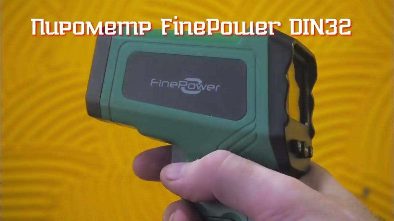 Обзор Пирометра от FinePower DIN32 - YouTube