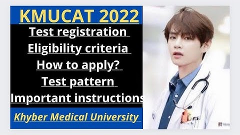 KMUCAT TEST 2022 @drmohsinjaved
