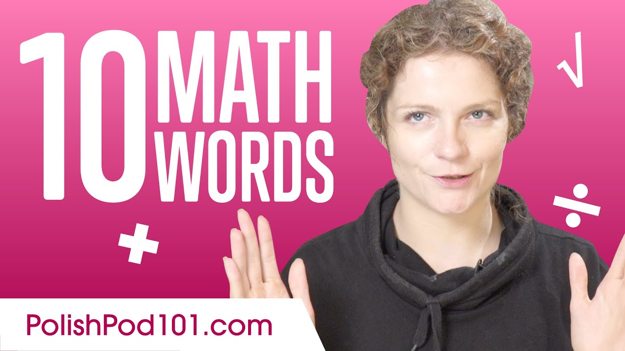 10 Must Know Math Words in Polish