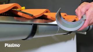 Plastmo Aluzink Og Stål Plus Tagrender Fås Også Med Gummisamling