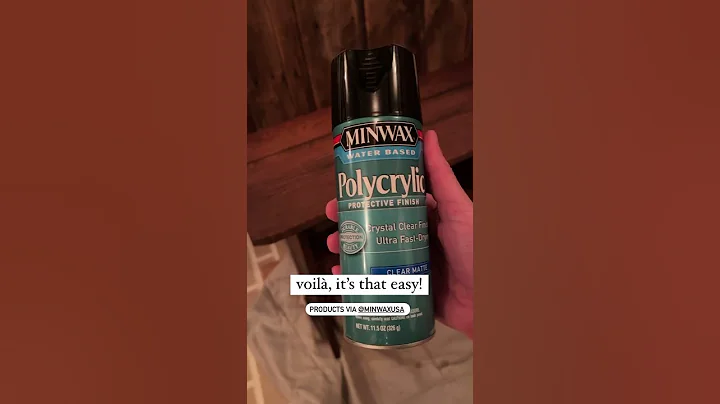 Minwax® x Zio and Sons | How to Protect your Entry Table with Polycrylic Spray